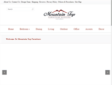 Tablet Screenshot of mountaintopfurniture.com